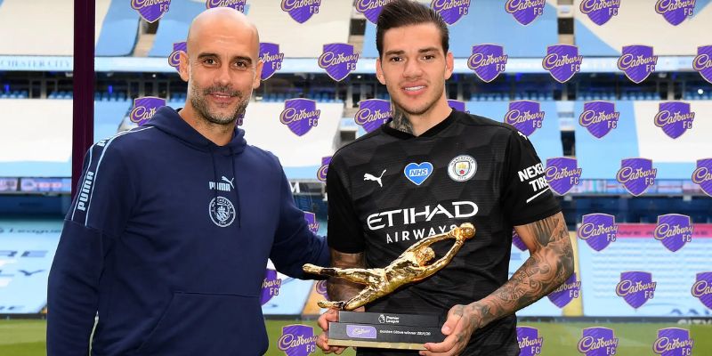 Ederson là nhân tố quan trọng trong các chức vô địch NHA của Man City dưới thời Pep